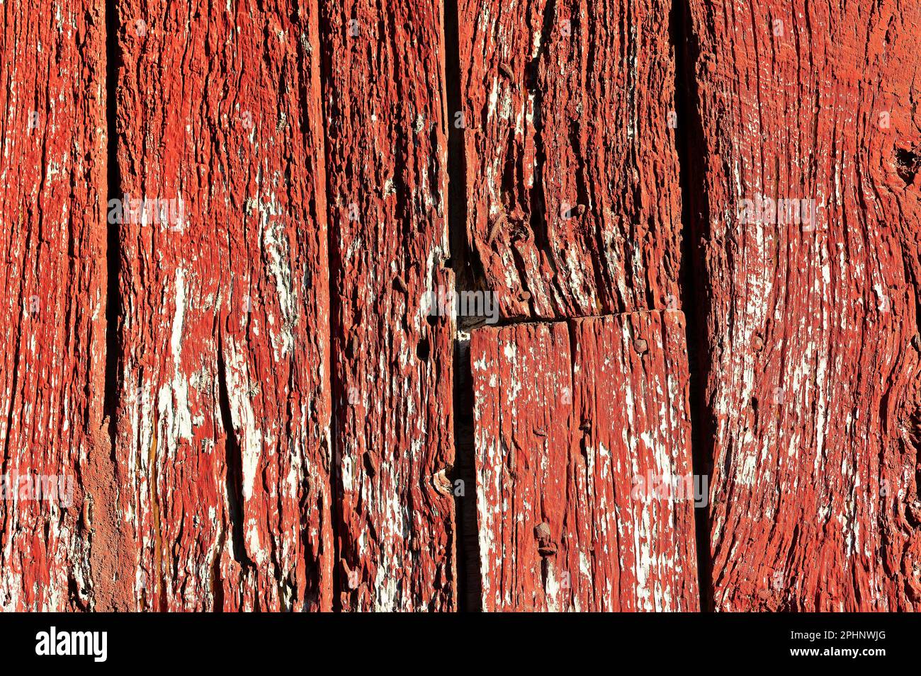 Nahaufnahme einer antiken Tür in einer toskanischen Kirche, Italien Stockfoto