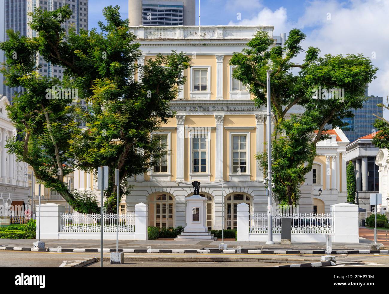 The Arts House im Old Parliament Building, Connaught Drive, Singapur Stockfoto