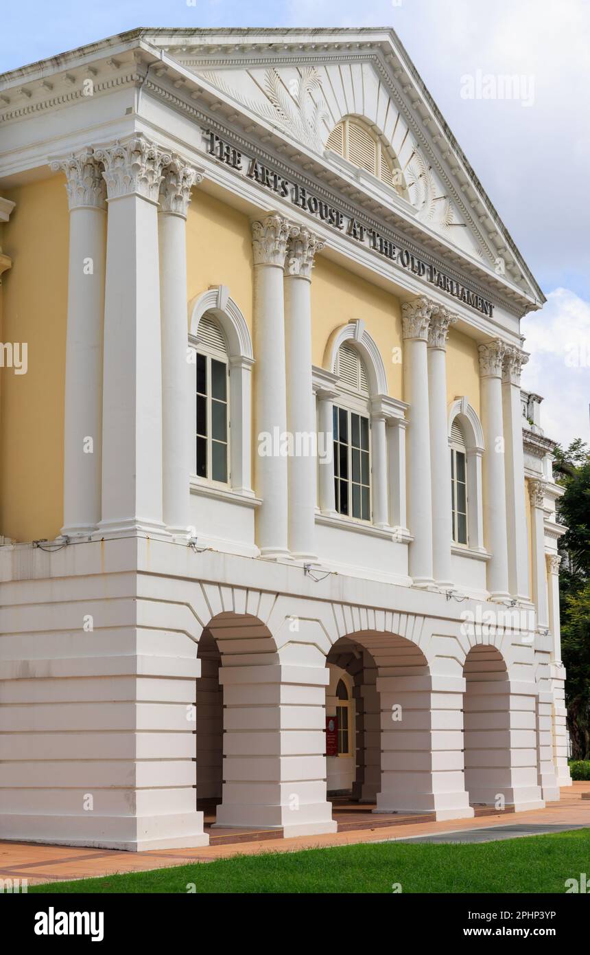 Das Arts House im Alten Parlamentsgebäude, Singapur Stockfoto