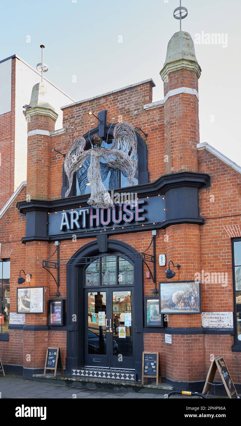 Arthouse Cinema, Crouch End, London Borough of Harringay, England, Vereinigtes Königreich. Stockfoto
