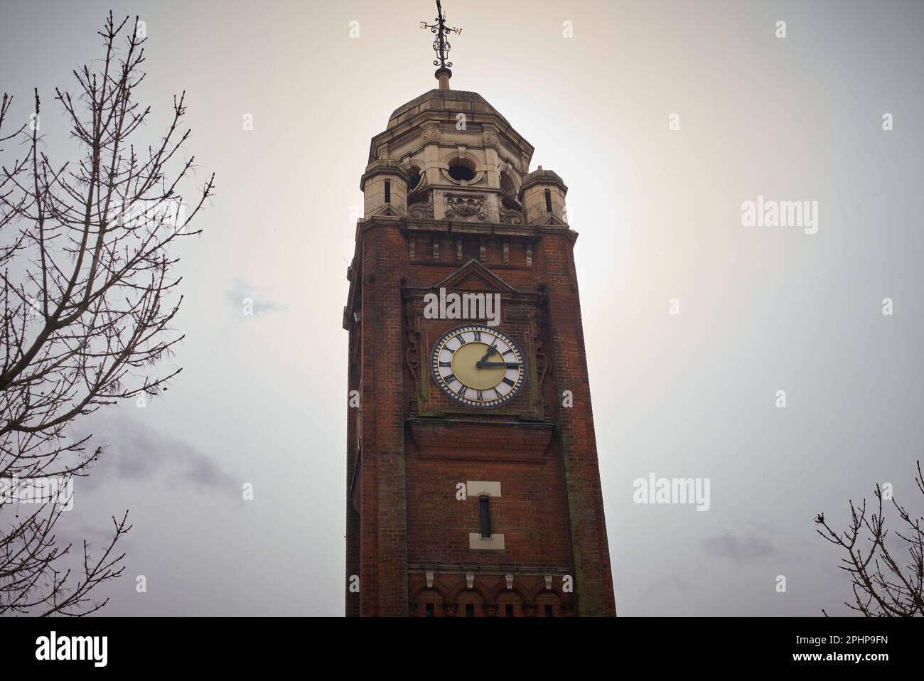 Crouch End Clock Tower circa 1895, Crouch End, London Borough of Haringey, England, Großbritannien. Stockfoto