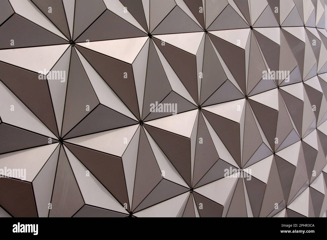Ein dreieckiger geometrischer Musterhintergrund Stockfoto