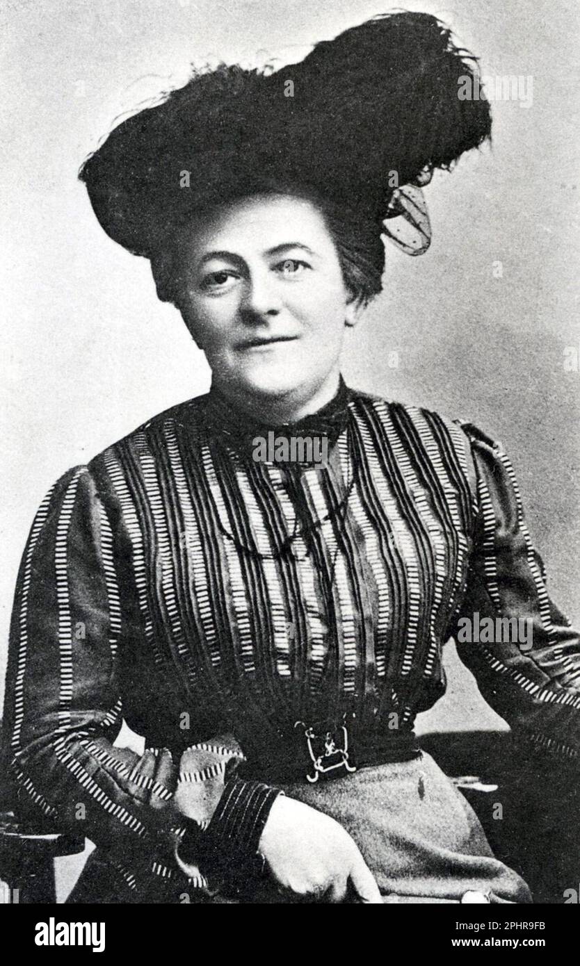 Clara Zetkin (1857-1933) Deutsche marxistische Theoretikerin, kommunistische Aktivistin und Verfechterin der Frauenrechte. Stockfoto