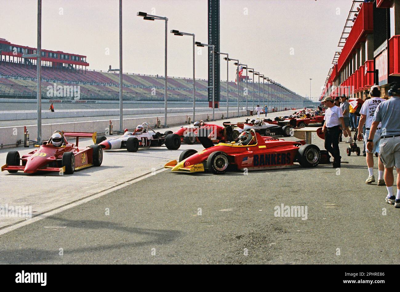 Fontana, Kalifornien, USA. 29. März 2023. Vintage Auto Racing Association-Rennen auf dem California Speedway 2004 (Bild: © Ian L. SITREN/ZUMA Press Wire) NUR REDAKTIONELLE VERWENDUNG! Nicht für den kommerziellen GEBRAUCH! Stockfoto