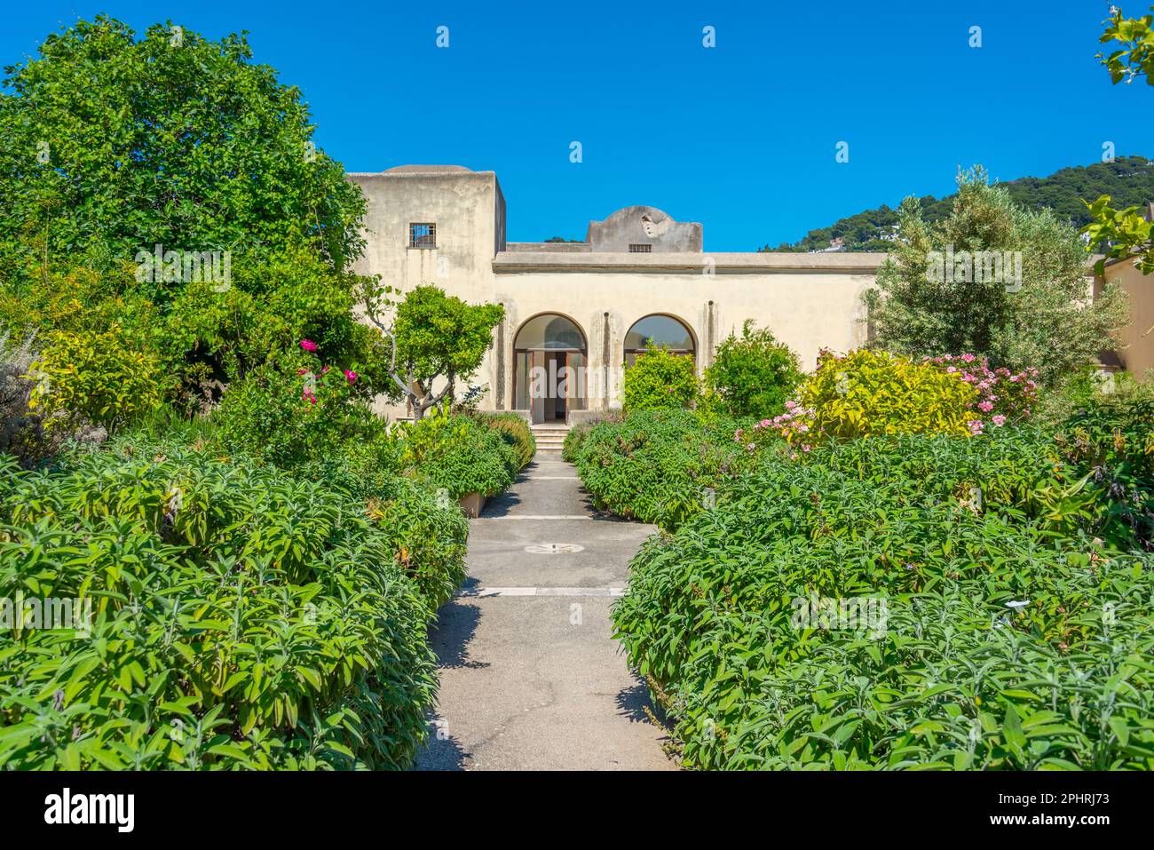 St. James' Charterhouse auf der italienischen Insel Capri. Stockfoto