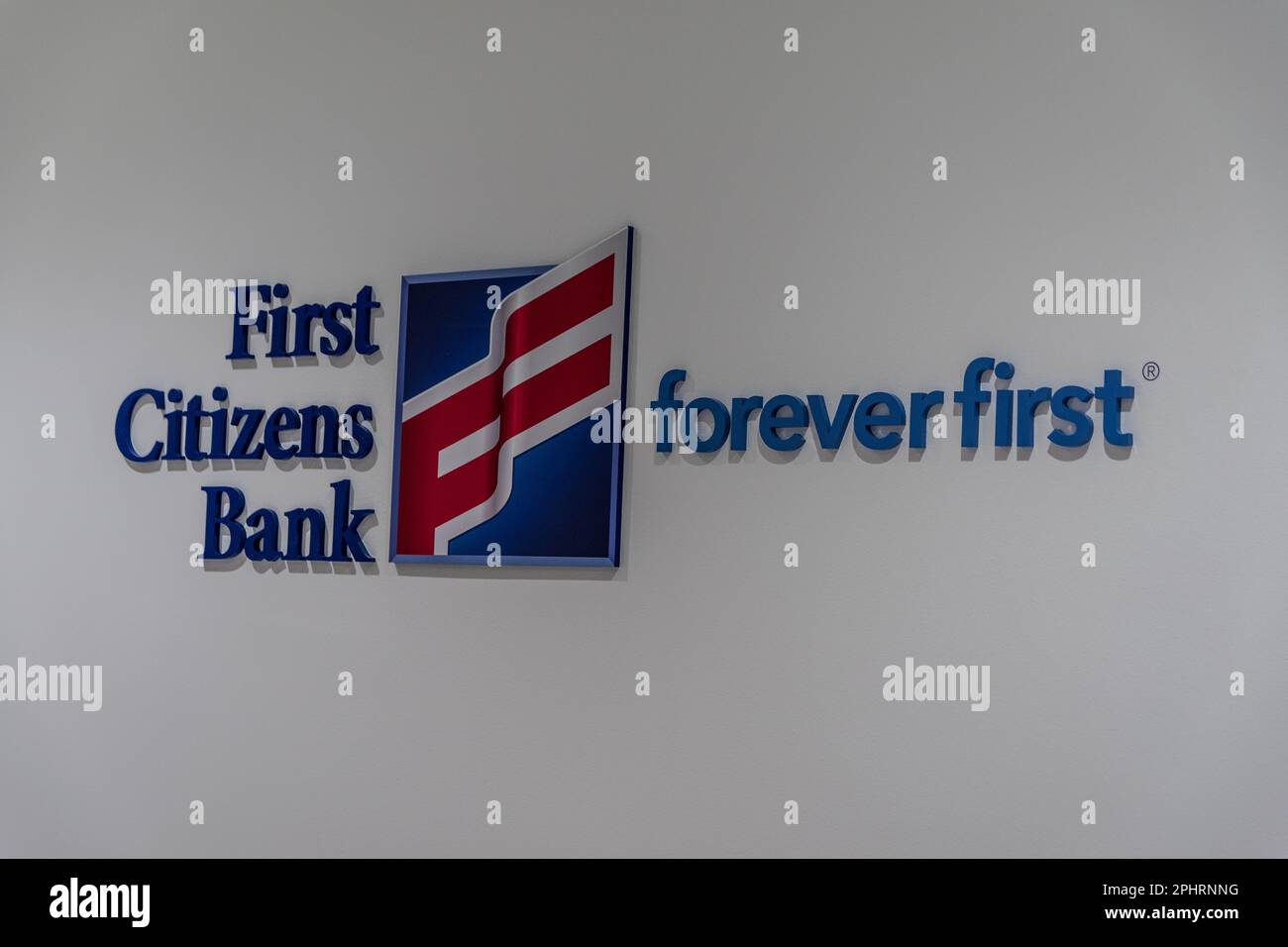 Die erste Citizens Bank, die Silicon Valley Bank übernommen hat, befindet sich in Walnut Creek, Kalifornien Stockfoto