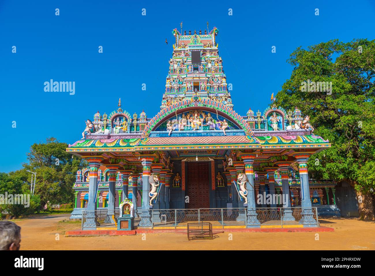 Pillaiyar-Tempel in der Nähe von Jaffna in Sri Lanka. Stockfoto
