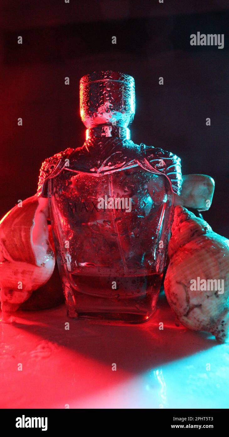 Maxime, Parfüm, Werbung Stockfoto