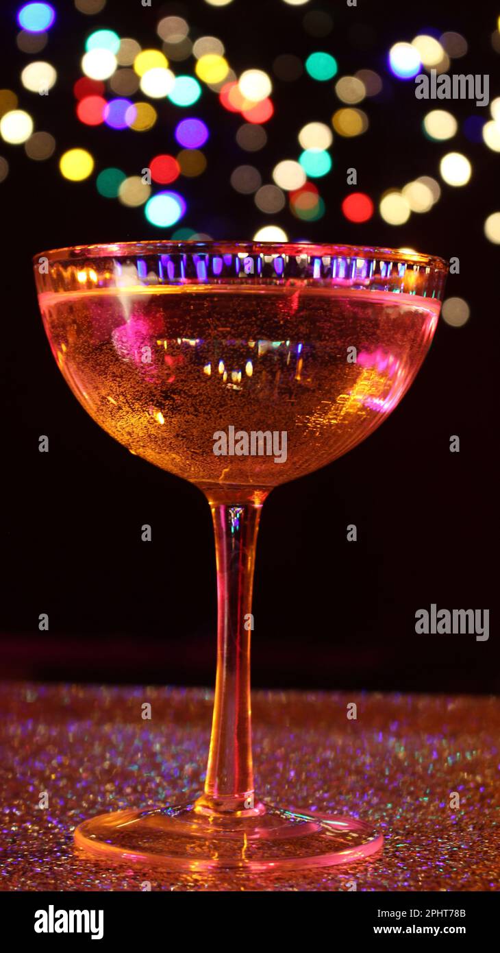 Glas Im Bokeh-Stil Stockfoto