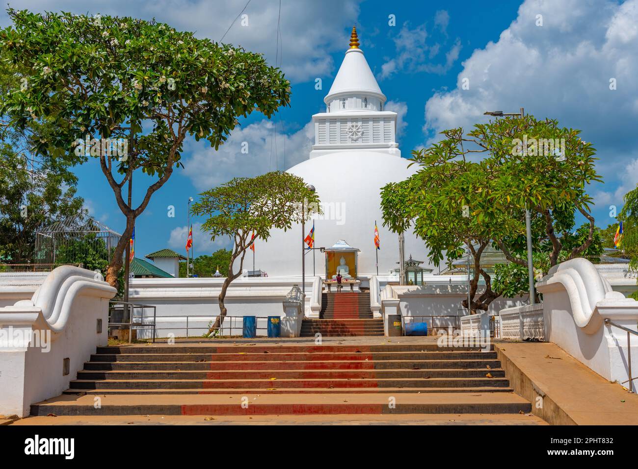 Kirivehara (Kiri Vehera) Schrein in Kataragama, Sri Lanka. Stockfoto