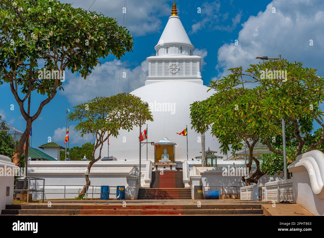 Kirivehara (Kiri Vehera) Schrein in Kataragama, Sri Lanka. Stockfoto