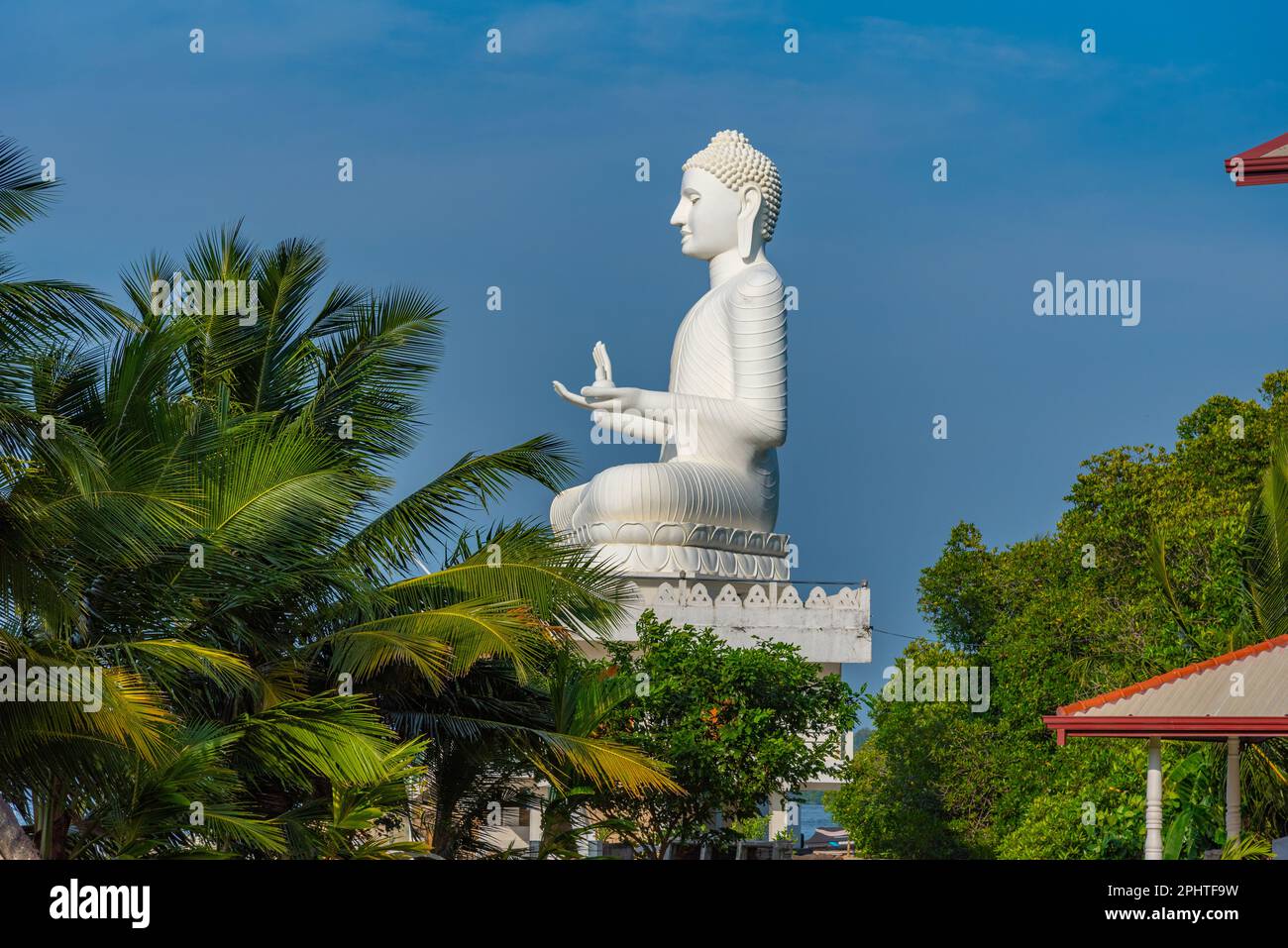 Bentota Udakotuwa Tempel in Sri Lanka. Stockfoto