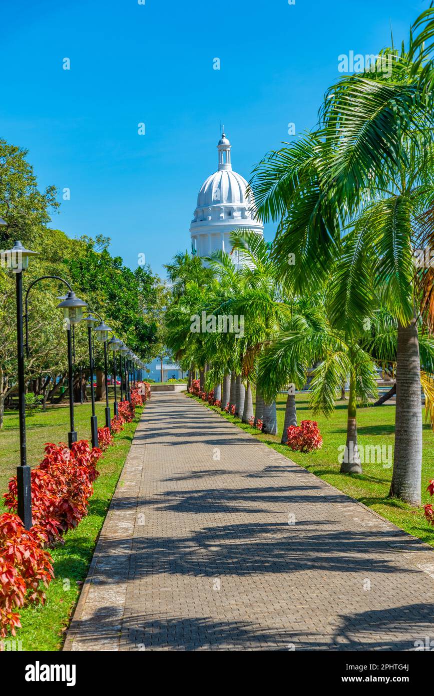 Der stadtrat von Colombo aus dem Viharamahadevi-Park in Sri Lanka. Stockfoto