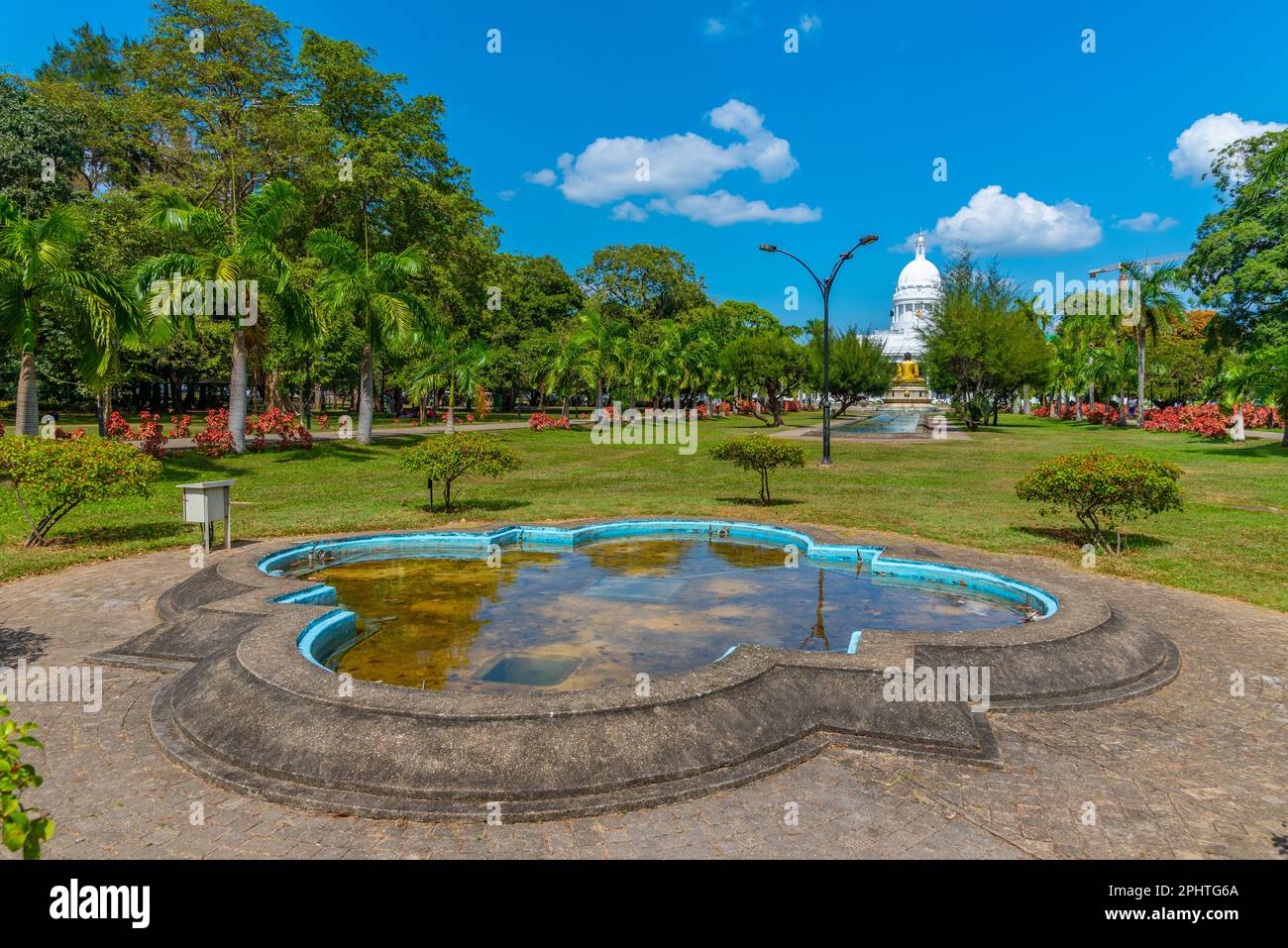 Der stadtrat von Colombo aus dem Viharamahadevi-Park in Sri Lanka. Stockfoto