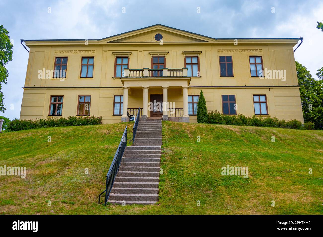 Motala Museum & Local History Society am Charlottenborgs Slott in Schweden. Stockfoto