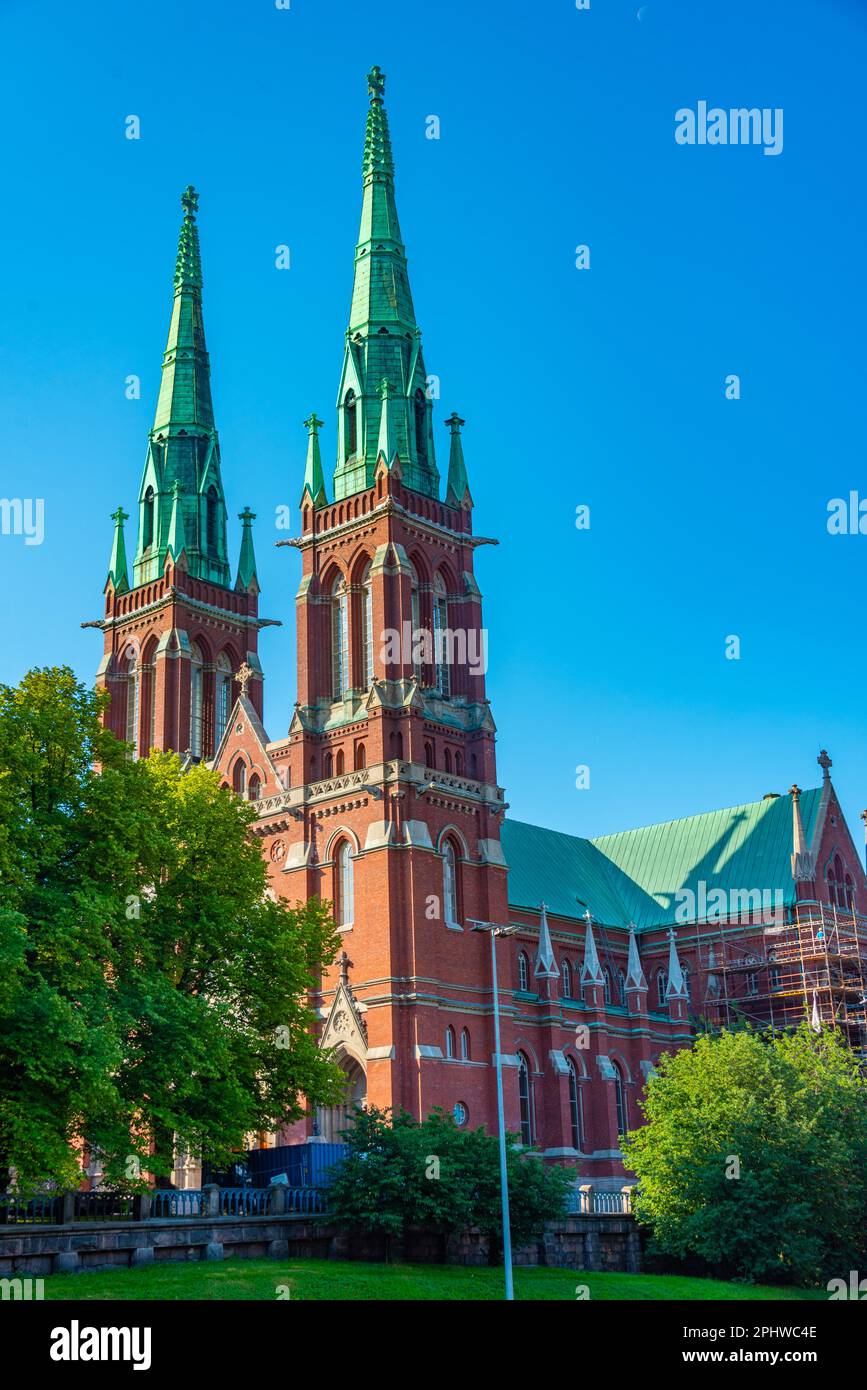 Johanniskirche in der finnischen Hauptstadt Helsinki. Stockfoto