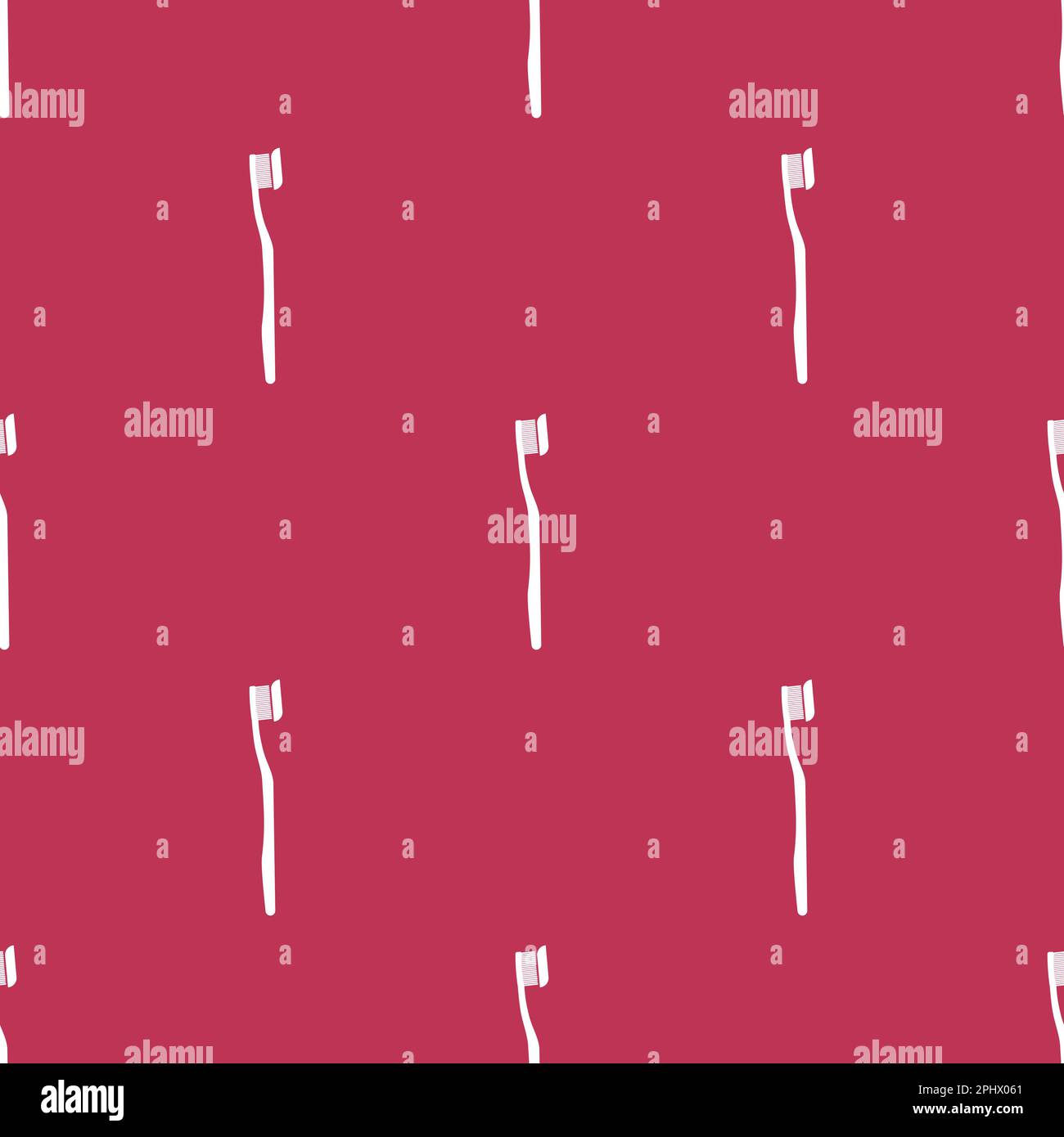 Nahtloses Vektormuster mit Zahnbürsten. EPS10 trendy Stock Vektor