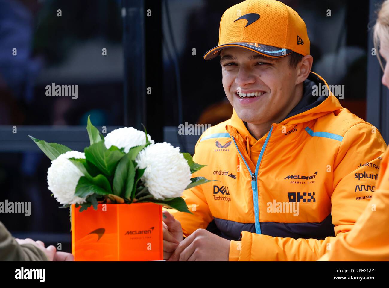Melbourne, Australie. 30. März 2023. NORRIS Lando (gbr), McLaren F1 Team MCL60, Portrait während der Formel 1 des australischen Grand Prix 2023, 3. Runde der Formel-1-Weltmeisterschaft 2023 vom 31. März bis 2. April 2023 auf dem Albert Park Circuit in Melbourne, Australien – Foto DPPI Credit: DPPI Media/Alamy Live News Stockfoto