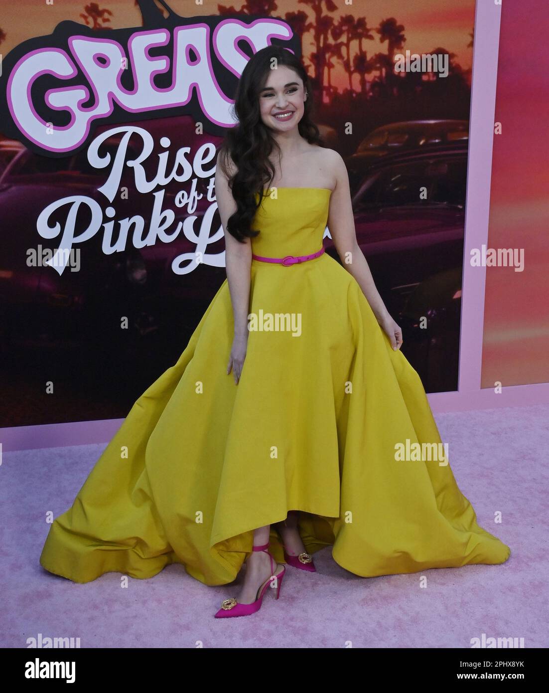 Los Angeles, Usa. 29. März 2023. Josette Halpert besucht die Premiere der musikalischen Komödie „Grease: Rise of the Pink Ladies“ auf der Hollywood American Legion Post 43 in Los Angeles am Mittwoch, den 29. März 2023. Foto: Jim Ruymen/UPI Credit: UPI/Alamy Live News Stockfoto