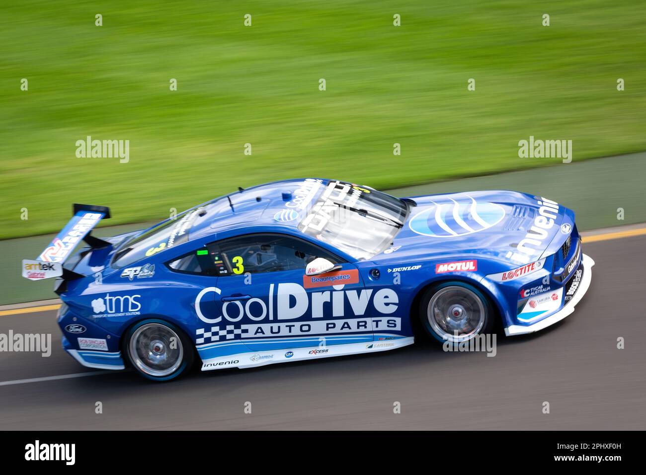 Melbourne, Australien, 30. März 2023. Todd Hazelwood (3), der am 30. März 2023 während des australischen Formel-1-Grand Prix auf der Melbourne Grand Prix Circuit in Albert Park, Australien, für das Blanchard Racing Team fährt. Kredit: Dave Hewison/Speed Media/Alamy Live News Stockfoto
