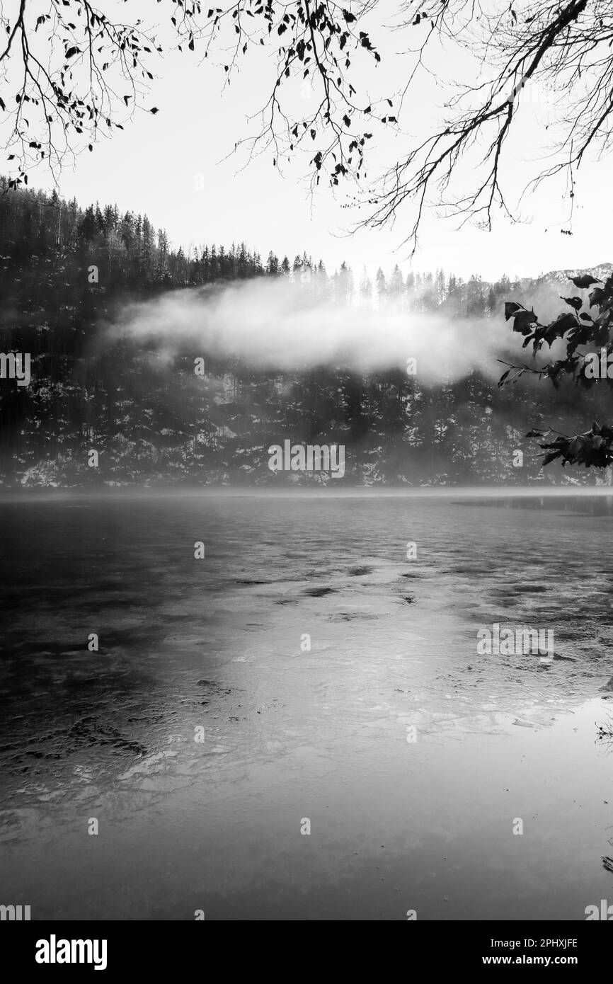 Salzburger Land im Winter Stockfoto