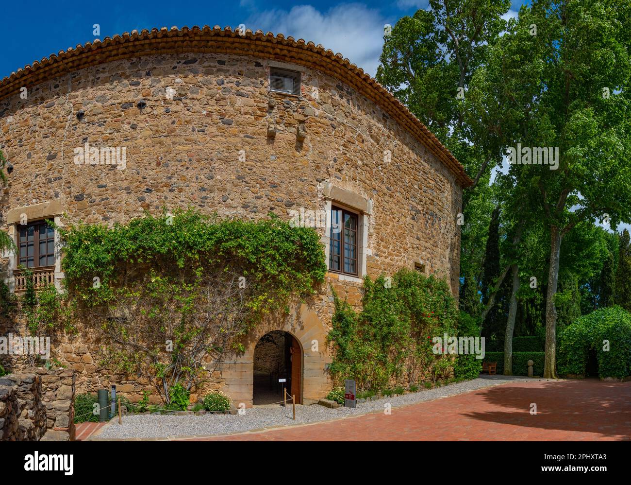 Castell Gala Dali de Pubol in Spanien. Stockfoto