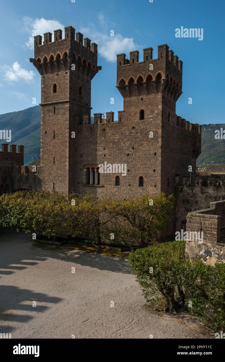 Castello Lancellotti, Lauro, Avellino, Kampanien Stockfoto