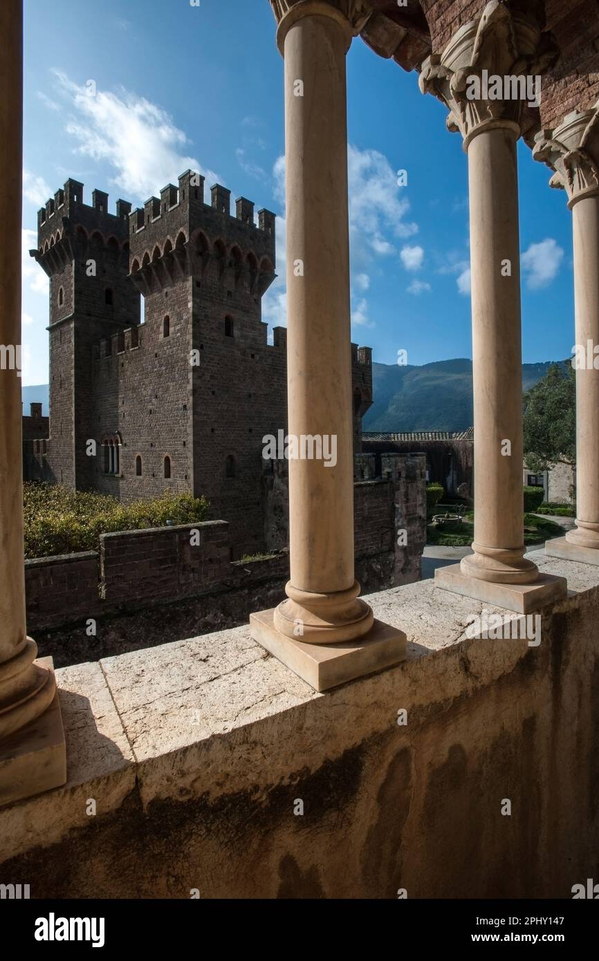 Castello Lancellotti, Lauro, Avellino, Kampanien Stockfoto