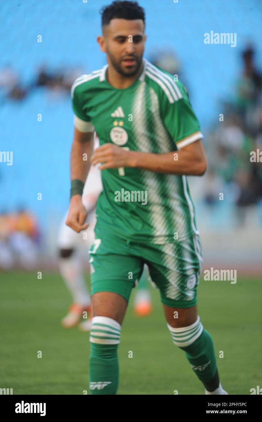 Rades, Tunis, Tunesien. 29. März 2023. Während des Spiels Niger gegen Algerien am 27. März 2023 im Namen der Qualifikation des African Cup of Nations 2023 im Stadion Rades. (Kreditbild: © Chohei Mahjoub/ZUMA Press Wire) NUR REDAKTIONELLE VERWENDUNG! Nicht für den kommerziellen GEBRAUCH! Stockfoto