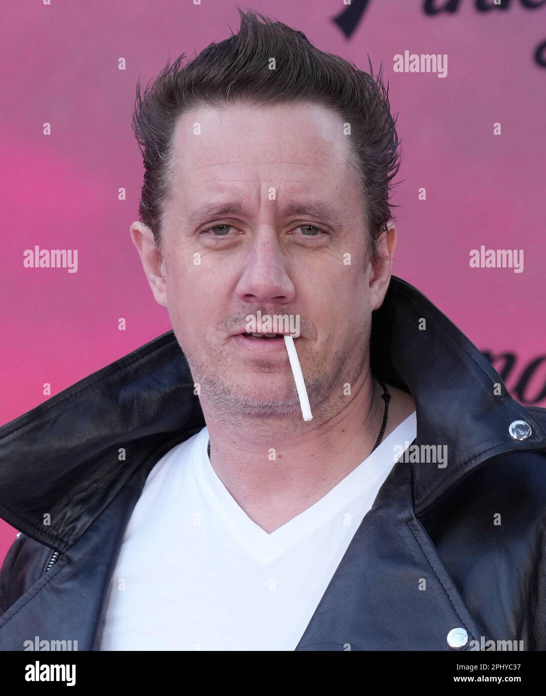 Los Angeles, USA. 29. März 2023. Chad Lindberg trifft am Mittwoch, den 29. März 2023, auf der Paramount's Original Series GREASE: RISE OF THE PINK LADIES Los Angeles Premiere in der Hollywood American Legion in Hollywood, Kalifornien, ein. (Foto: Sthanlee B. Mirador/Sipa USA) Guthaben: SIPA USA/Alamy Live News Stockfoto