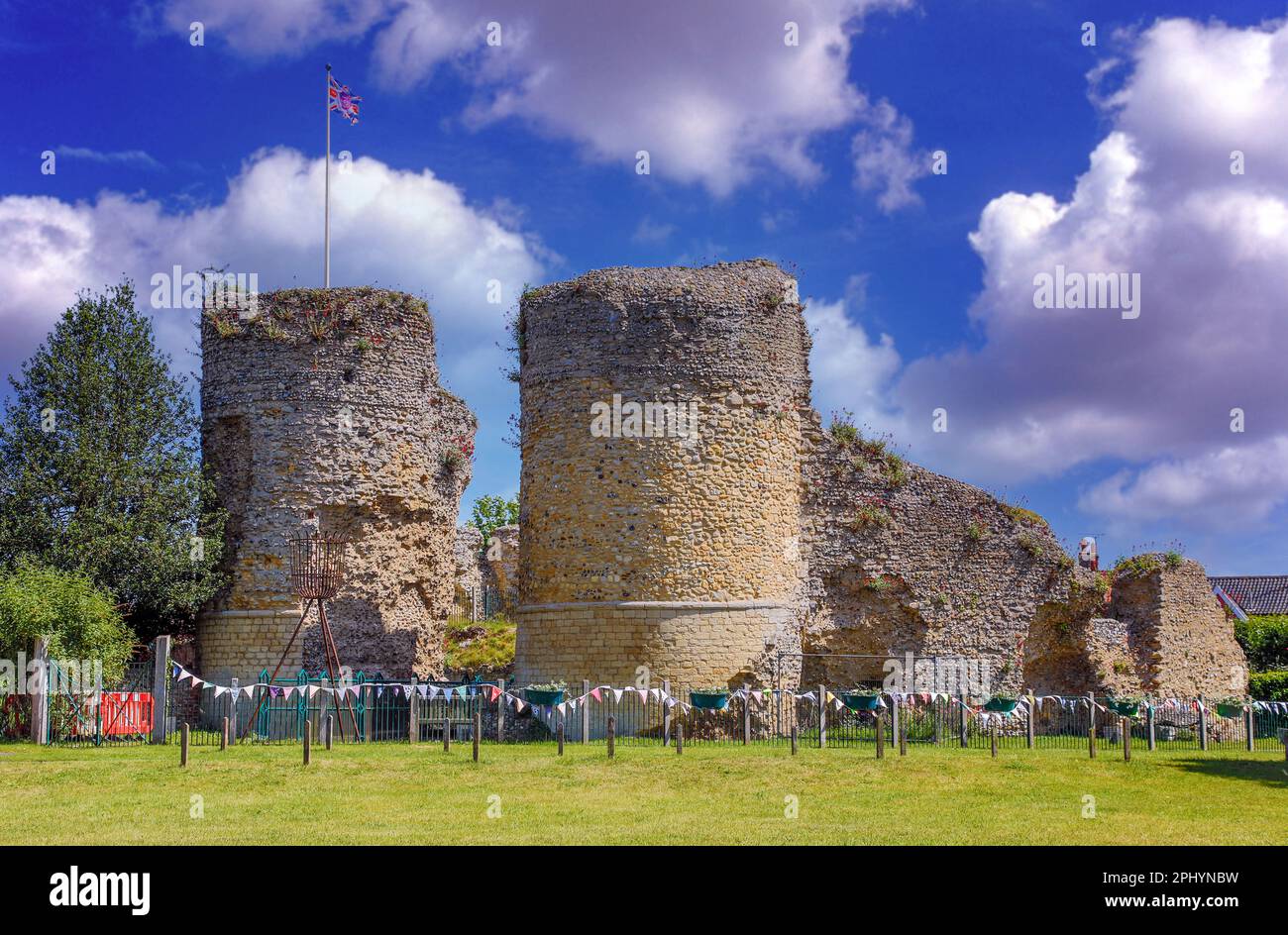 Bungay-Schloss Stockfoto