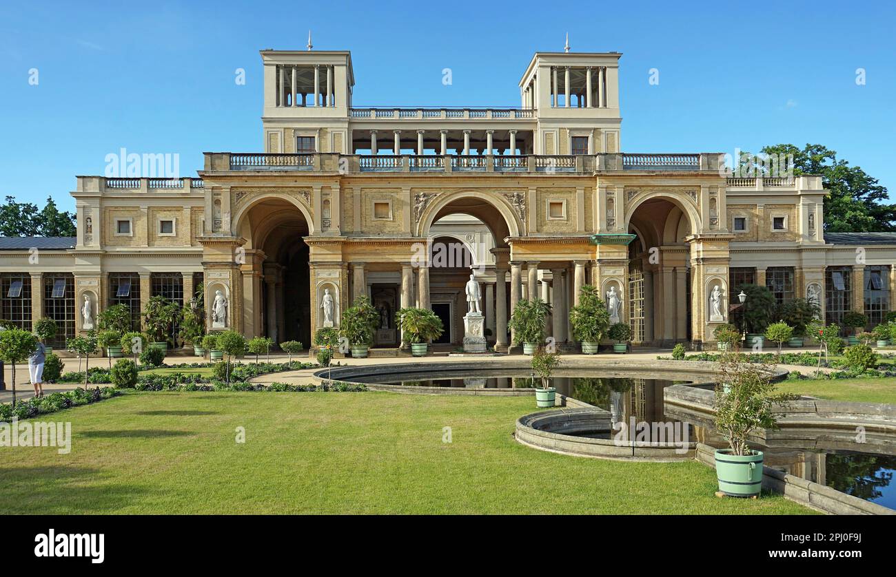 Orangery Palace, Sanssouci Park, Potsdam, Brandenburg, Deutschland Stockfoto