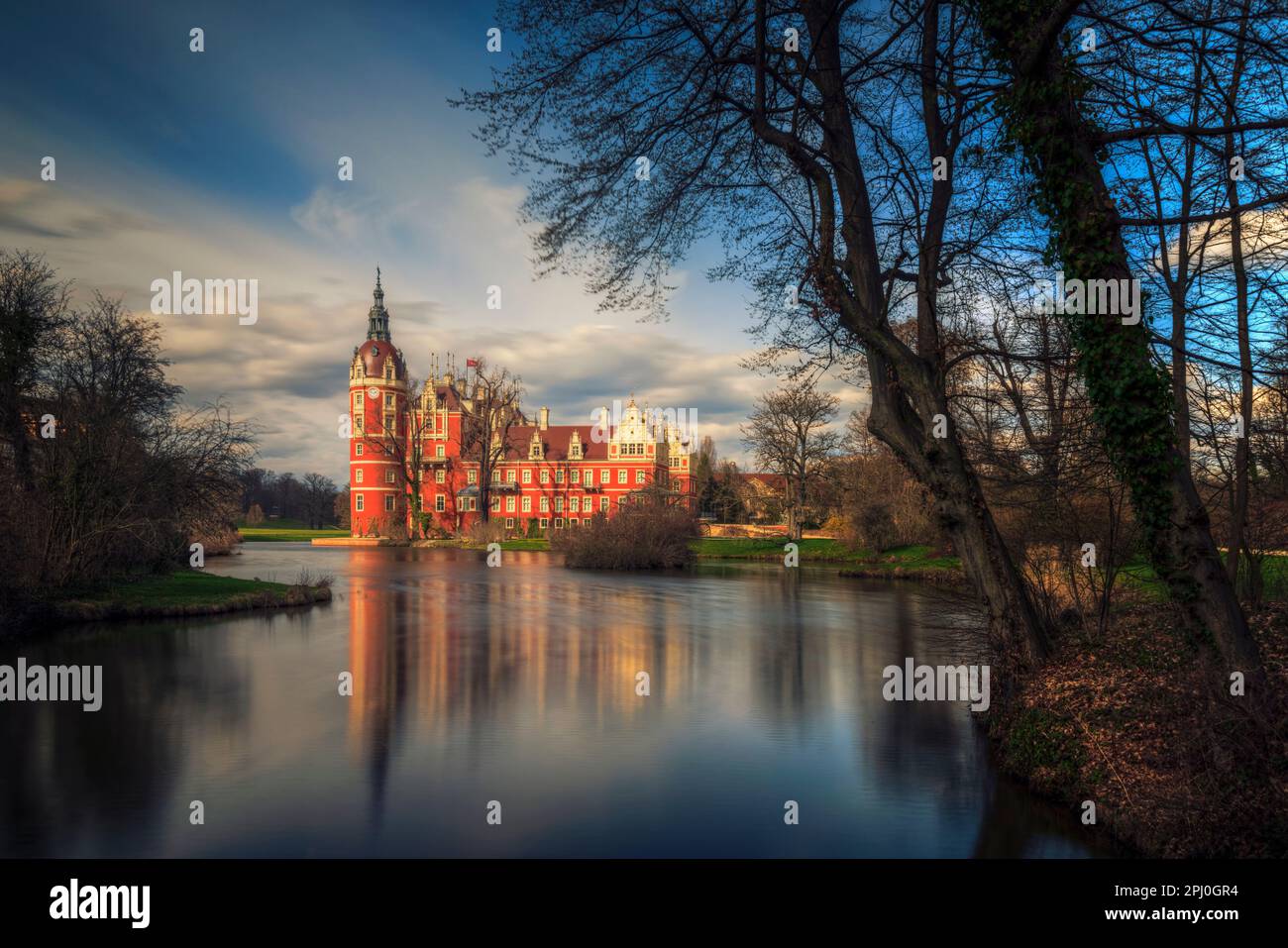 Bad Muskau, Oberlusatien, Sachsen, Deutschland Stockfoto