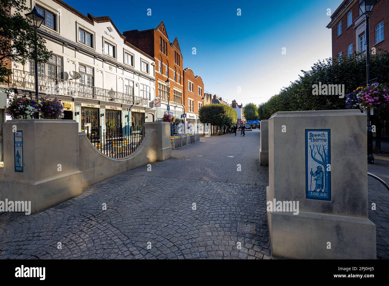 Staines-upon-Thames-Fotografie in der Umgebung Stockfoto
