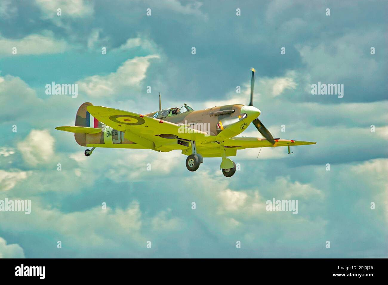 Aircraft Supermarine Spitfire Vb Duxford UK Stockfoto