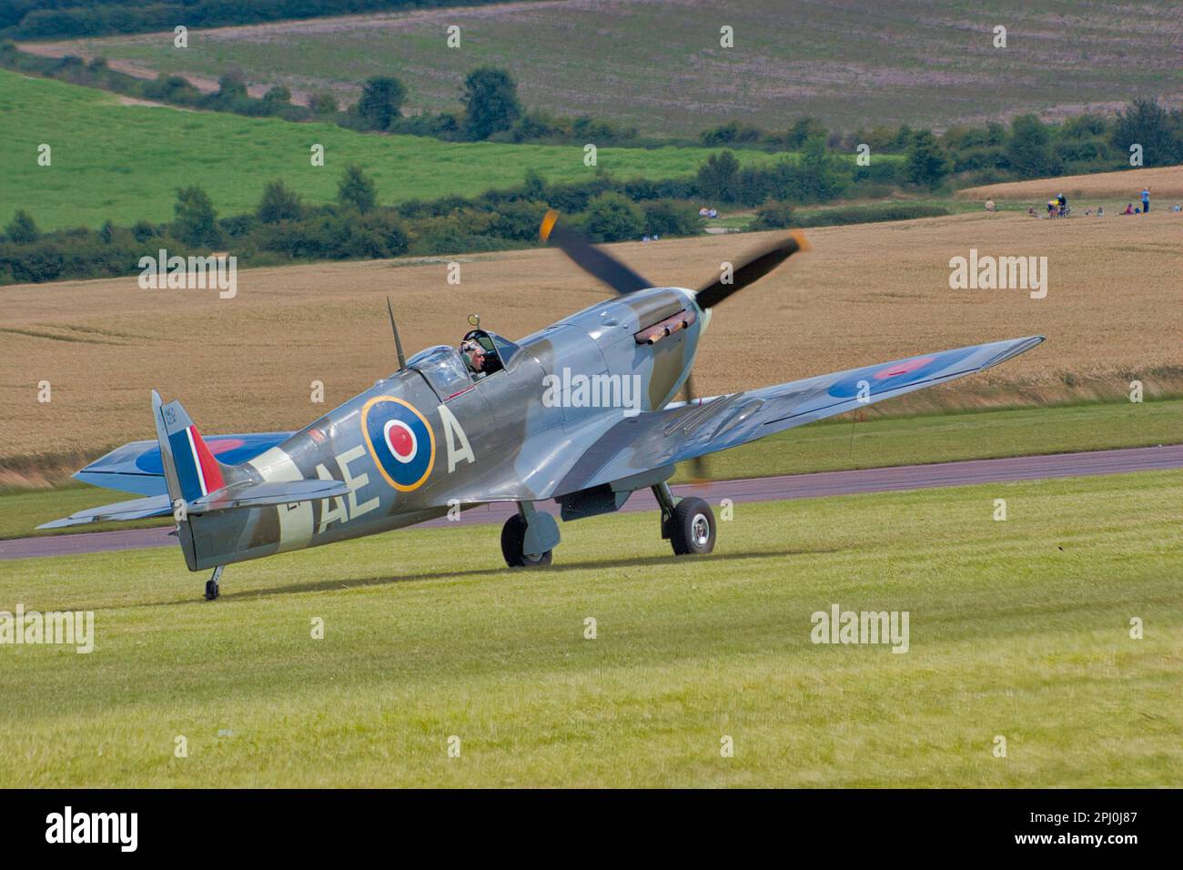 Aircraft Supermarine Spitfire Vb Duxford UK Stockfoto