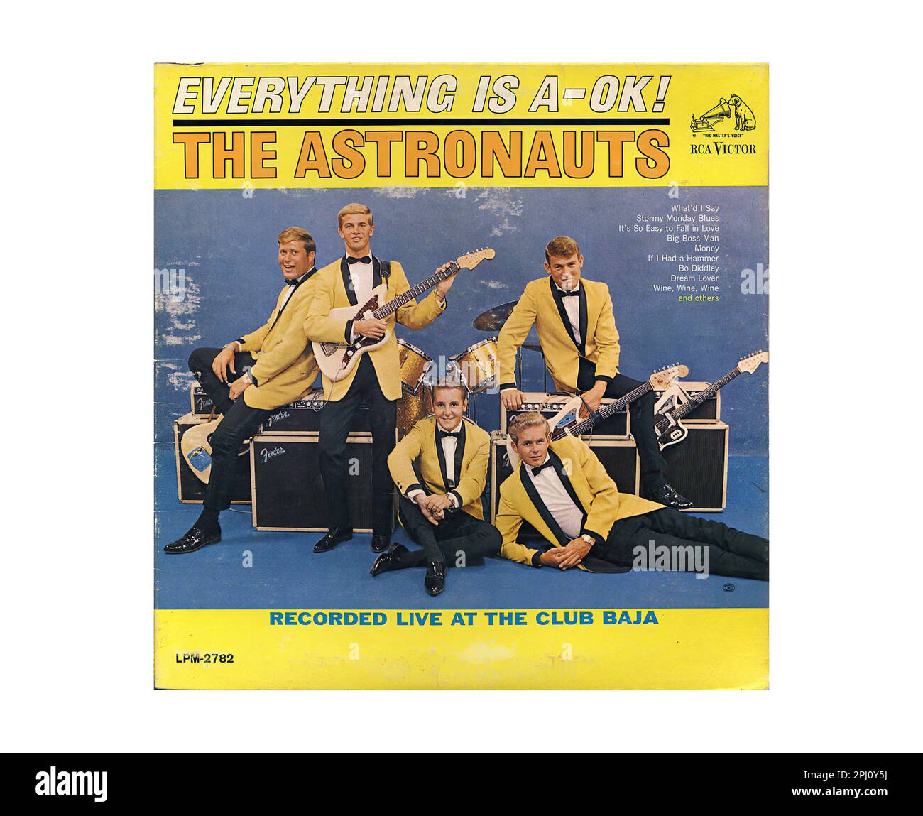 Astronauten - alles Ist In Ordnung - Vintage L.P. Musik-Vinyl-Schallplatte Stockfoto