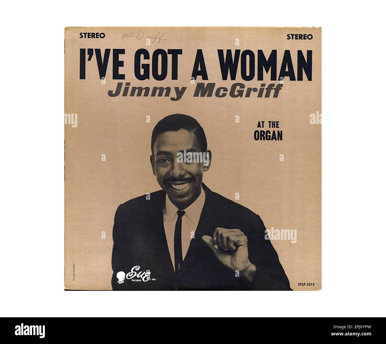Jimmy McGriff - ich habe eine Frau - Vintage L.P. Musik-Vinyl-Schallplatte Stockfoto