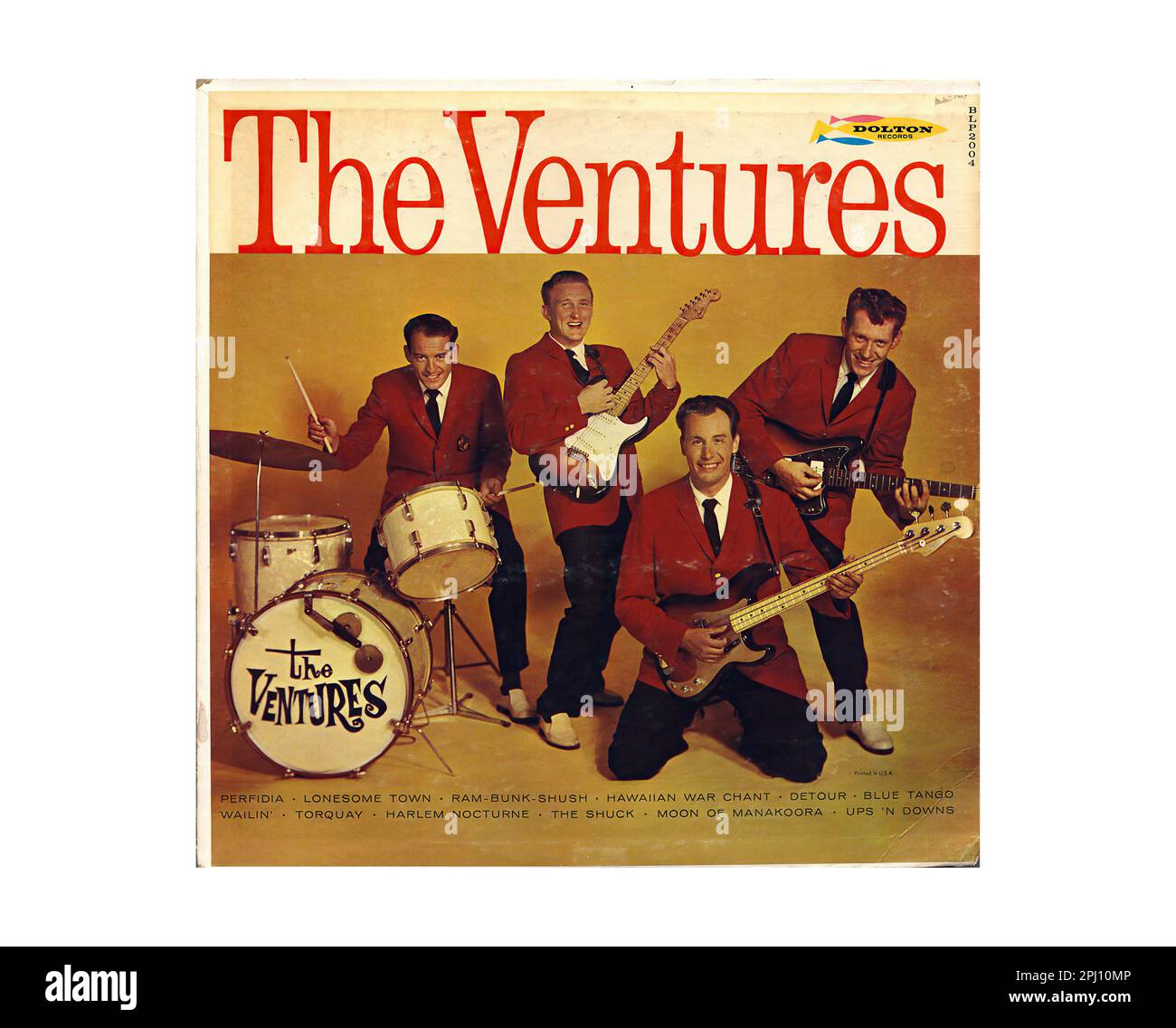Ventures - Vintage L.P. Musik-Vinyl-Schallplatte Stockfoto