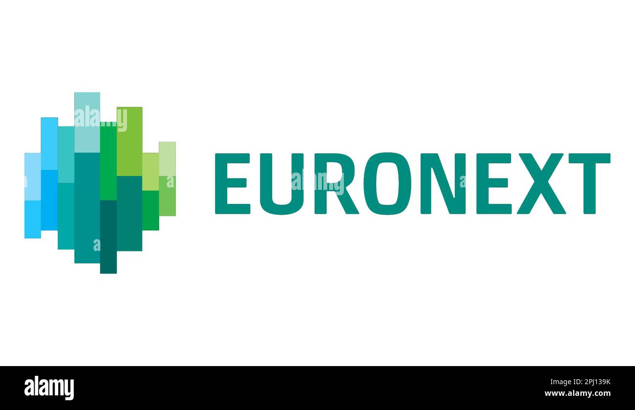 Euronext European New Exchange Technology Stockfoto