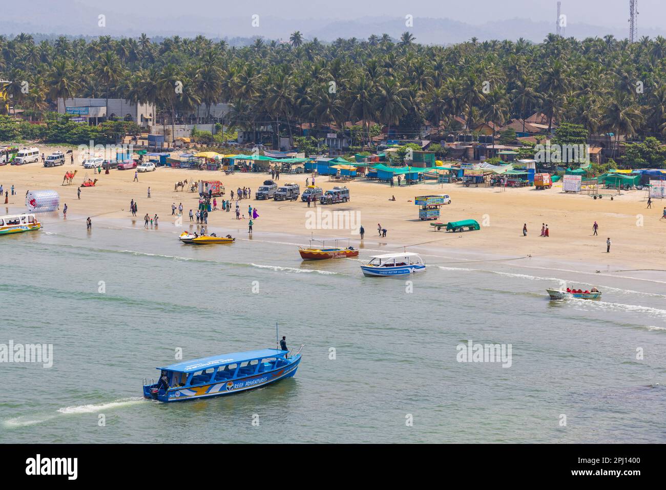 Murdeshwar Beach (Karnataka, Indien) Stockfoto