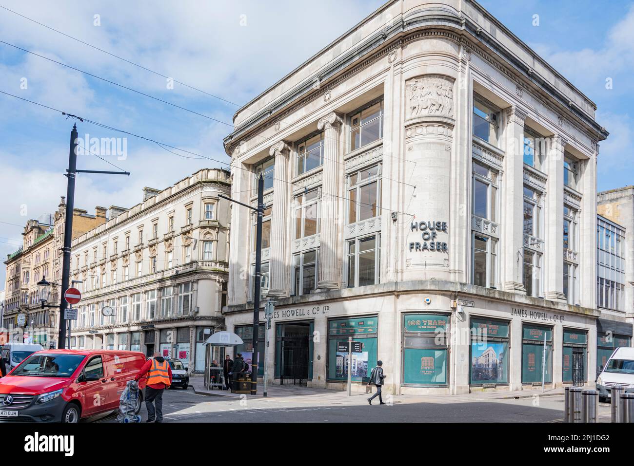 Howells Cardiff schließt nach 150 Jahren Stockfoto