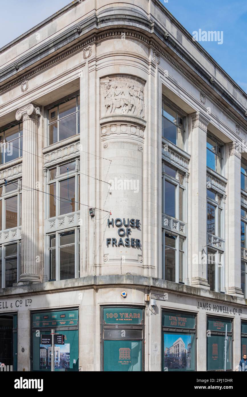 Howells Cardiff schließt nach 150 Jahren Stockfoto