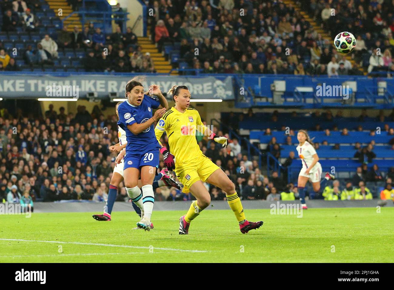 30. März 2023; Stamford Bridge, London, England UEFA Womens Champions
