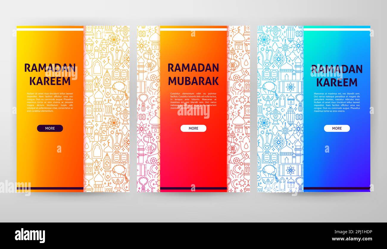 Ramadan Kareem Webdesign Stock Vektor