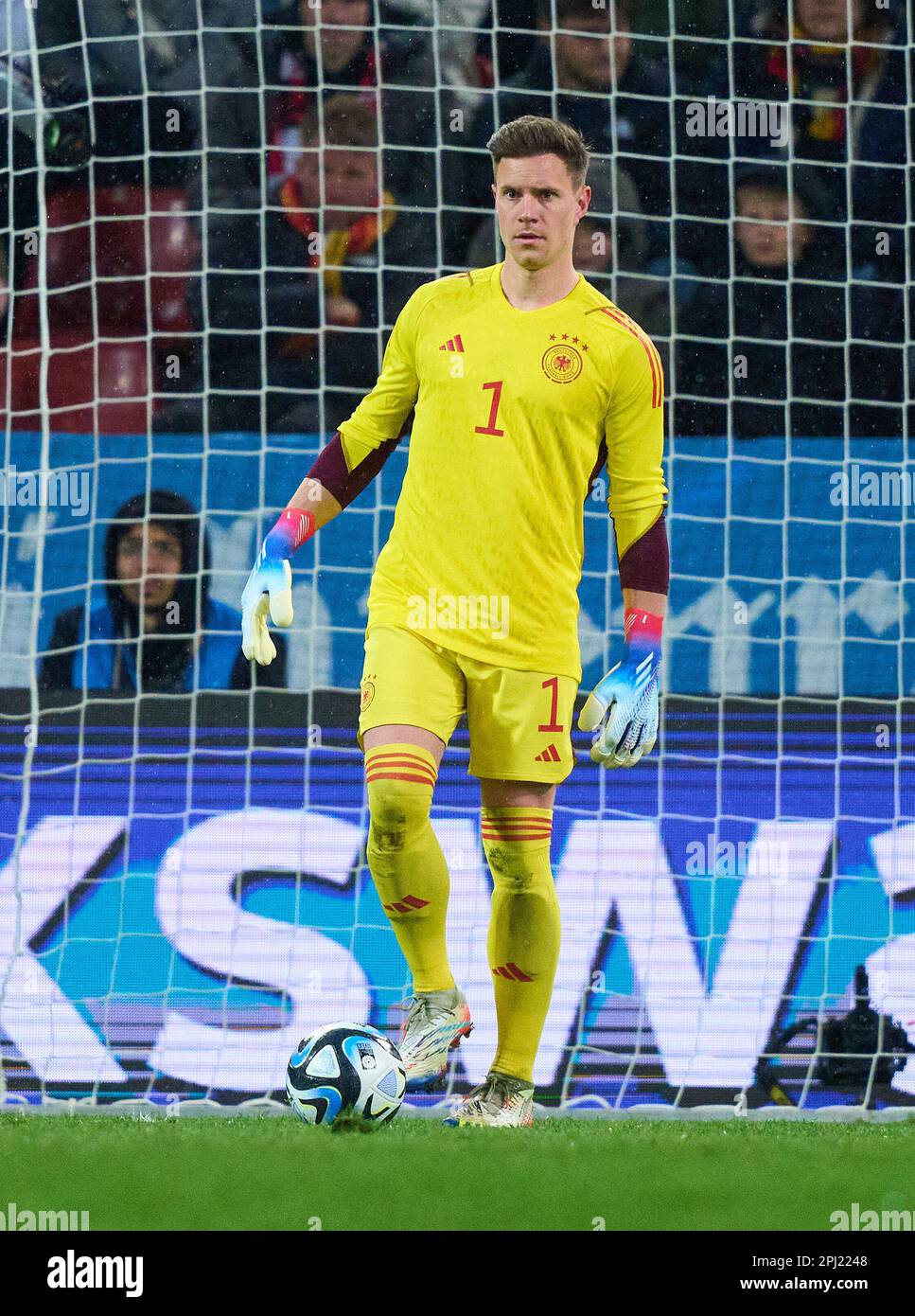Marc-Andre ter STEGEN, DFB 1 im Freundschaftsspiel DEUTSCHLAND-BELGIEN 2-3 Vorbereitung auf die Europameisterschaft 2024 in Deutschland , Saison 2022/2023, am 28. März 2023 in Köln, Deutschland. © Peter Schatz / Alamy Live News Stockfoto