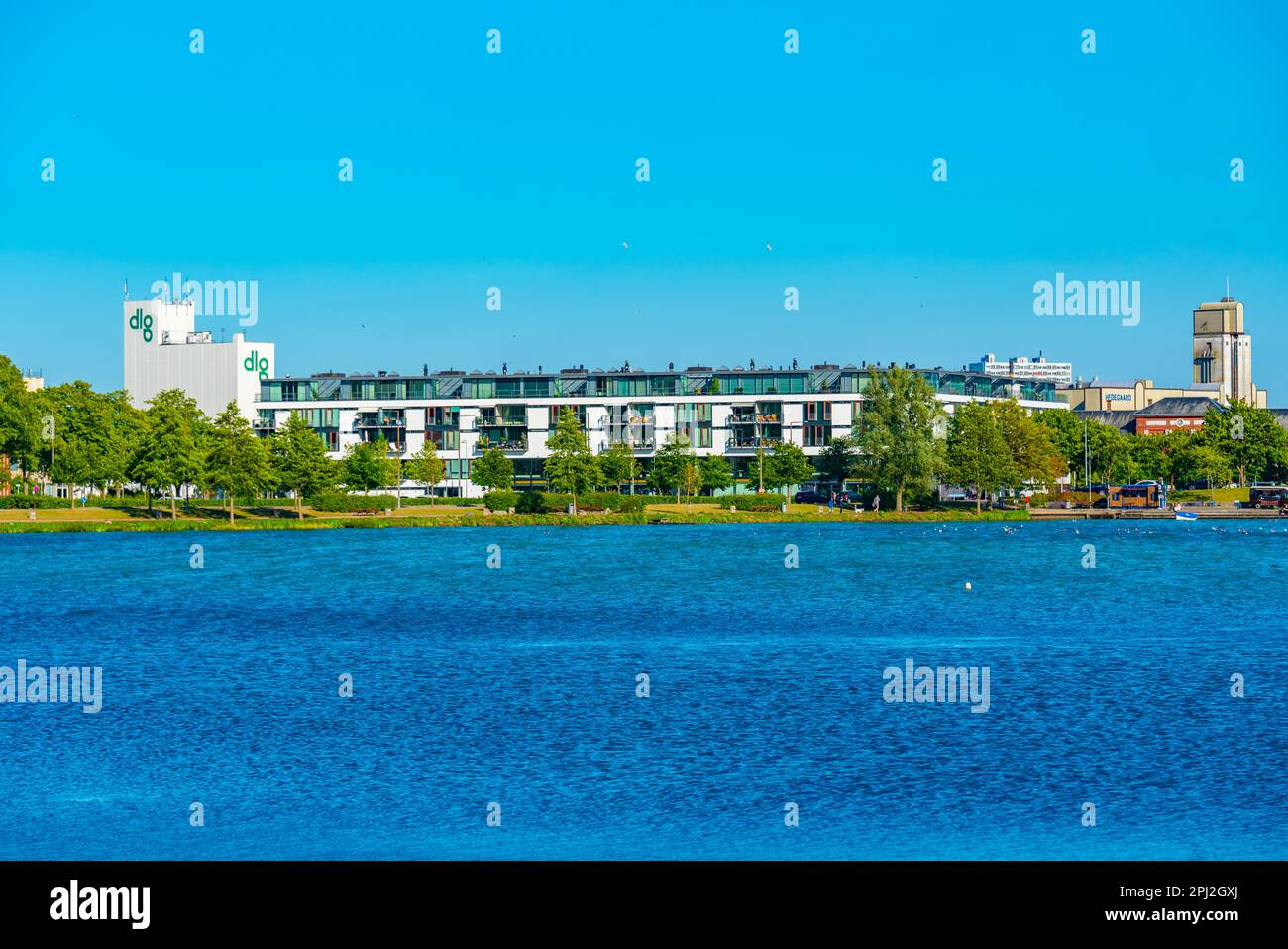 Kolding, Dänemark, 16. Juni 2022: Bibliothek in der dänischen Stadt Kolding. Stockfoto