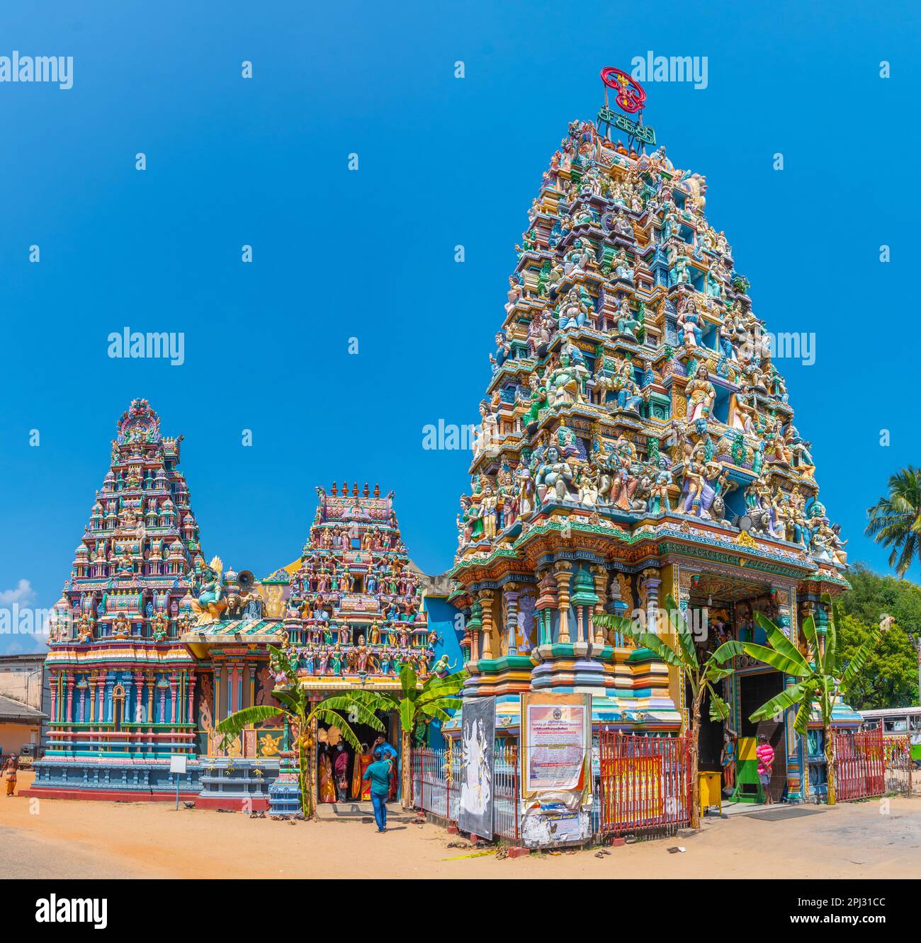 Sri Lanka, 6. Februar 2022 Pathira kali amman kovil in