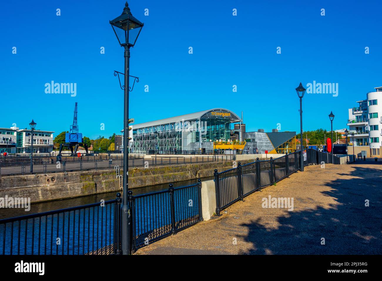 Cardiff, Wales, 16. September 2022: Techniquest Museum am Mermaid Quay in Wales, Großbritannien. Stockfoto