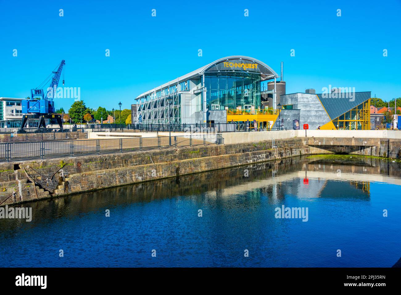 Cardiff, Wales, 16. September 2022: Techniquest Museum am Mermaid Quay in Wales, Großbritannien. Stockfoto
